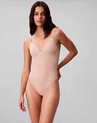 Body damskie w stylu klasycznym bez wzorów Calvin Klein Underwear ze sklepu: Gomez Fashion Store w kategorii: Body damskie - zdjęcie 874714-BD9-10338_CU265W000022A74