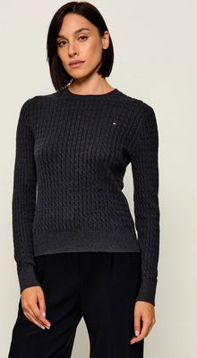 Tommy Hilfiger - Sweter damski ze sklepu: Gomez Fashion Store w kategorii: Swetry damskie - zdjęcie 874714-BD9-10338_TH265W000004O47