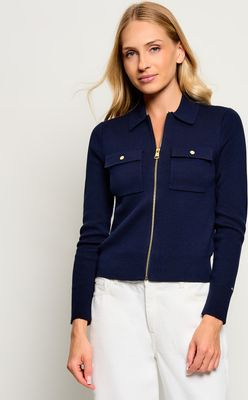 Sweter damski Tommy Hilfiger ze sklepu: Gomez Fashion Store w kategorii: Swetry damskie - zdjęcie 874714-BD9-10338_TH265W000010F71
