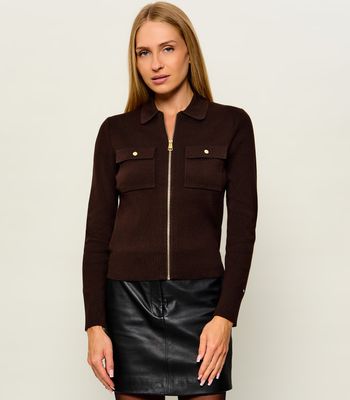 Tommy Hilfiger - Sweter damski ze sklepu: Gomez Fashion Store w kategorii: Swetry damskie - zdjęcie 874714-BD9-10338_TH265W000010291