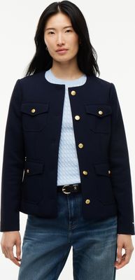 Kurtka damska jesienna Tommy Hilfiger ze sklepu: Gomez Fashion Store w kategorii: Kurtki damskie - zdjęcie 874714-BD9-10338_TH265W000013F71