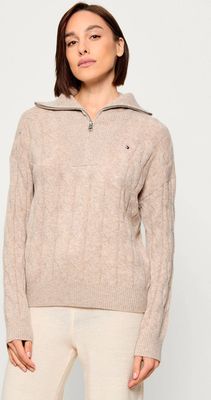 Sweter damski na zimę Tommy Hilfiger ze sklepu: Gomez Fashion Store w kategorii: Swetry damskie