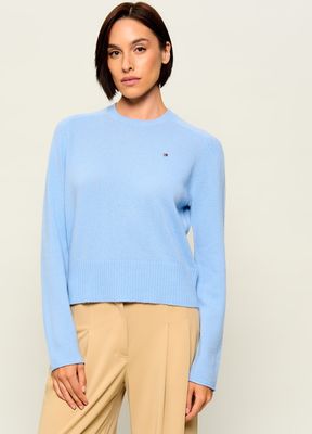 Tommy Hilfiger - Sweter damski casual ze sklepu: Gomez Fashion Store w kategorii: Swetry damskie - zdjęcie 874714-BD9-10338_TH265W00004835V