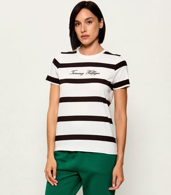 Bluzka damska na wiosnę Tommy Hilfiger ze sklepu: Gomez Fashion Store w kategorii: Bluzki damskie - zdjęcie 874714-BD9-10338_TH265W000070ZH8
