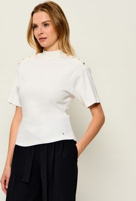Bluzka damska na wiosnę Tommy Hilfiger ze sklepu: Gomez Fashion Store w kategorii: Bluzki damskie - zdjęcie 874714-BD9-10338_TH265W000080F31