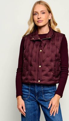 Kamizelka damska casual jesienna Tommy Hilfiger ze sklepu: Gomez Fashion Store w kategorii: Kamizelki damskie - zdjęcie 874714-BD9-10338_TH265W000069F27