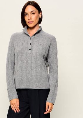 Sweter damski Tommy Hilfiger ze sklepu: Gomez Fashion Store w kategorii: Swetry damskie - zdjęcie 874714-BD9-10338_TH265W00009030V