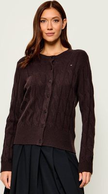 Sweter damski z okrągłym dekoltem Tommy Hilfiger ze sklepu: Gomez Fashion Store w kategorii: Swetry damskie