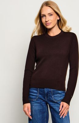 Sweter damski casual na zimę Tommy Hilfiger ze sklepu: Gomez Fashion Store w kategorii: Swetry damskie - zdjęcie 874714-BD9-10338_TH265W000094291