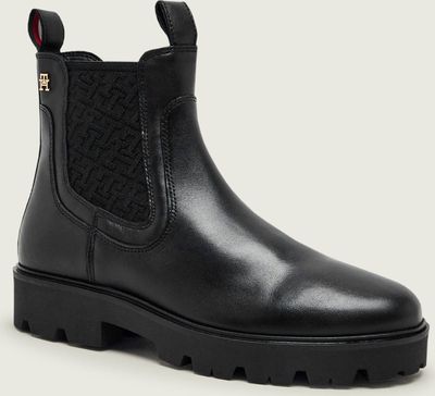 Botki jesienne Tommy Hilfiger ze sklepu: Gomez Fashion Store w kategorii: Botki - zdjęcie 874714-BD9-10338_TH265W000098D12