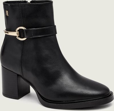 Botki jesienne Tommy Hilfiger ze sklepu: Gomez Fashion Store w kategorii: Botki - zdjęcie 874714-BD9-10338_TH265W000107D12