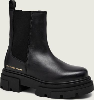 Botki jesienne Tommy Hilfiger ze sklepu: Gomez Fashion Store w kategorii: Botki - zdjęcie 874714-BD9-10338_TH265W000115D12