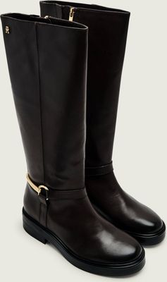 Kozaki damskie na zimę Tommy Hilfiger ze sklepu: Gomez Fashion Store w kategorii: Kozaki damskie - zdjęcie 874714-BD9-10338_TH265W000119H46