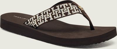 Klapki damskie na lato Tommy Hilfiger ze sklepu: Gomez Fashion Store w kategorii: Klapki damskie - zdjęcie 874714-BD9-10338_TH265W000120ZJ0