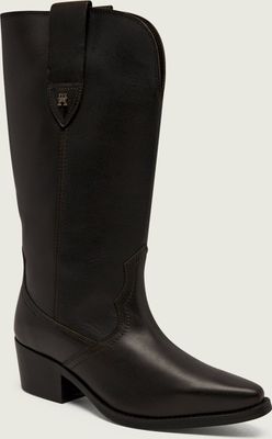 Kozaki damskie na zimę Tommy Hilfiger ze sklepu: Gomez Fashion Store w kategorii: Kozaki damskie - zdjęcie 874714-BD9-10338_TH265W000139N46
