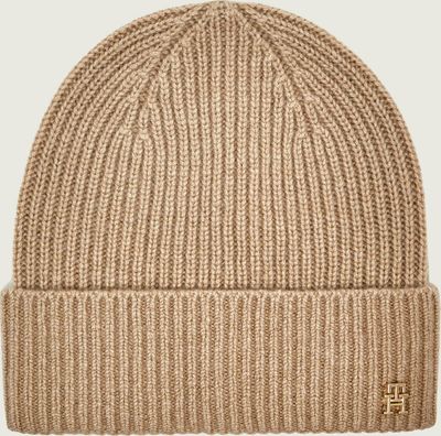 Czapka zimowa damska Tommy Hilfiger ze sklepu: Gomez Fashion Store w kategorii: Czapki zimowe damskie - zdjęcie 874714-BD9-10338_TH265W000156P34
