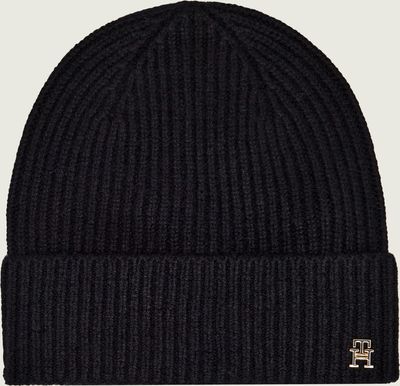 Tommy Hilfiger - Czapka zimowa damska ze sklepu: Gomez Fashion Store w kategorii: Czapki zimowe damskie - zdjęcie 874714-BD9-10338_TH265W000156D12