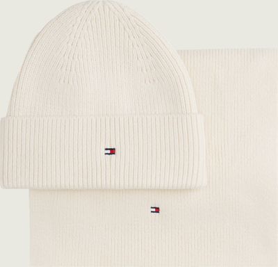 Czapka zimowa damska Tommy Hilfiger ze sklepu: Gomez Fashion Store w kategorii: Czapki zimowe damskie - zdjęcie 874714-BD9-10338_TH265W000227A80