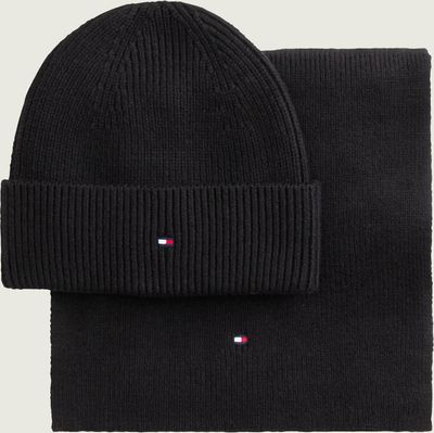 Czapka zimowa damska Tommy Hilfiger ze sklepu: Gomez Fashion Store w kategorii: Czapki zimowe damskie - zdjęcie 874714-BD9-10338_TH265W000227D12