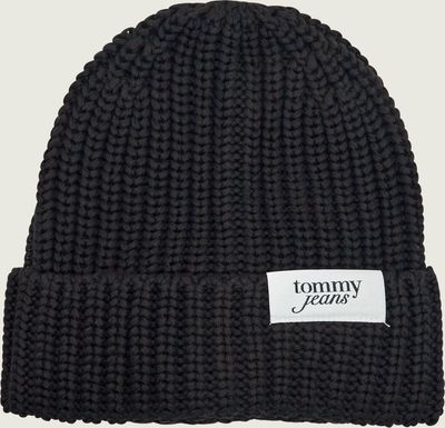 Czapka zimowa damska Tommy Jeans ze sklepu: Gomez Fashion Store w kategorii: Czapki zimowe damskie - zdjęcie 874714-BD9-10338_TM265W000002D44