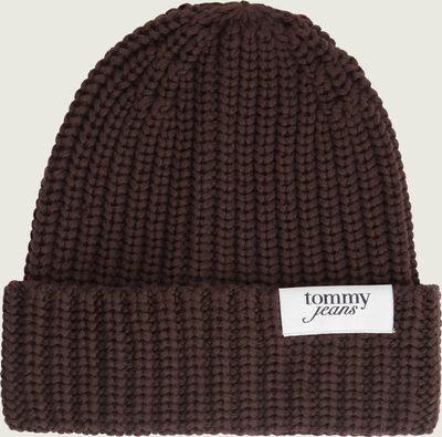 Czapka zimowa damska Tommy Jeans ze sklepu: Gomez Fashion Store w kategorii: Czapki zimowe damskie - zdjęcie 874714-BD9-10338_TM265W000002129