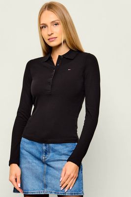Bluzka damska casual Tommy Jeans ze sklepu: Gomez Fashion Store w kategorii: Bluzki damskie - zdjęcie 874714-BD9-10338_TM265W000036D44