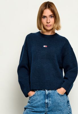 Sweter damski casual na zimę Tommy Jeans ze sklepu: Gomez Fashion Store w kategorii: Swetry damskie - zdjęcie 874714-BD9-10338_TM265W000048072
