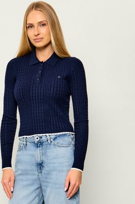 Sweter damski na zimę Tommy Jeans ze sklepu: Gomez Fashion Store w kategorii: Swetry damskie - zdjęcie 874714-BD9-10338_TM265W000064072