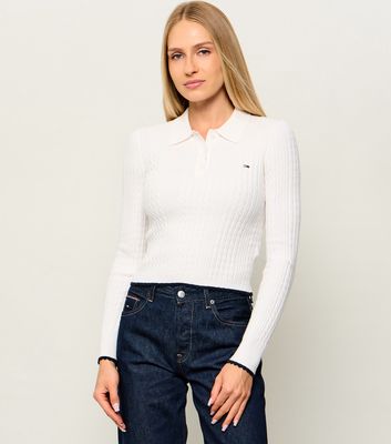 Sweter damski na zimę Tommy Jeans ze sklepu: Gomez Fashion Store w kategorii: Swetry damskie - zdjęcie 874714-BD9-10338_TM265W000064A13