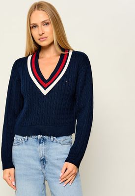Sweter damski na zimę Tommy Jeans ze sklepu: Gomez Fashion Store w kategorii: Swetry damskie - zdjęcie 874714-BD9-10338_TM265W000077072