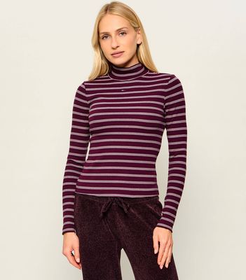 Bluzka damska casual Tommy Jeans ze sklepu: Gomez Fashion Store w kategorii: Bluzki damskie - zdjęcie 874714-BD9-10338_TM265W000094F78