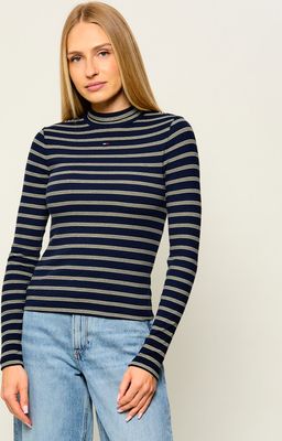 Bluzka damska jesienna casual Tommy Jeans ze sklepu: Gomez Fashion Store w kategorii: Bluzki damskie - zdjęcie 874714-BD9-10338_TM265W00009452V