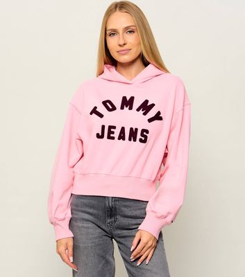 Tommy Jeans - Bluza damska jesienna w stylu młodzieżowym ze sklepu: Gomez Fashion Store w kategorii: Bluzy damskie - zdjęcie 874714-BD9-10338_TM265W000105F80