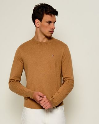 Tommy Hilfiger - Sweter męski casualowy ze sklepu: Gomez Fashion Store w kategorii: Swetry męskie - zdjęcie 874714-BD9-10338_TH265M00001017Q