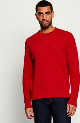 Tommy Hilfiger - Sweter męski casual ze sklepu: Gomez Fashion Store w kategorii: Swetry męskie - zdjęcie 874714-BD9-10338_TH265M000008P23