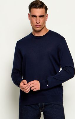 Sweter męski casual Tommy Hilfiger ze sklepu: Gomez Fashion Store w kategorii: Swetry męskie - zdjęcie 874714-BD9-10338_TH265M000046F23