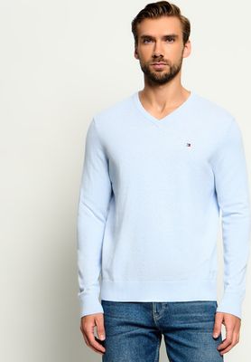 Sweter męski casualowy Tommy Hilfiger ze sklepu: Gomez Fashion Store w kategorii: Swetry męskie - zdjęcie 874714-BD9-10338_TH265M00007312Q