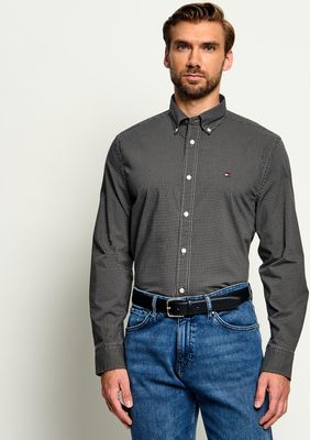 Koszula męska z kołnierzykiem button down Tommy Hilfiger ze sklepu: Gomez Fashion Store w kategorii: Koszule męskie - zdjęcie 874714-BD9-10338_TH265M000081I49