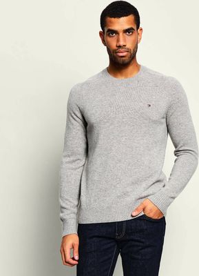 Sweter męski casualowy Tommy Hilfiger ze sklepu: Gomez Fashion Store w kategorii: Swetry męskie - zdjęcie 874714-BD9-10338_TH265M000099N07