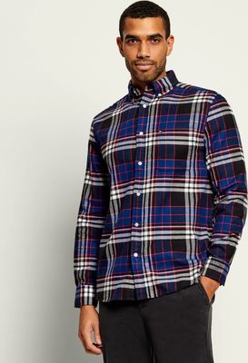 Koszula męska z kołnierzykiem button down Tommy Hilfiger ze sklepu: Gomez Fashion Store w kategorii: Koszule męskie - zdjęcie 874714-BD9-10338_TH265M000102F37