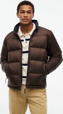 brązowy Kurtka męska casual na zimę Tommy Hilfiger ze sklepu: Gomez Fashion Store w kategorii: Kurtki męskie