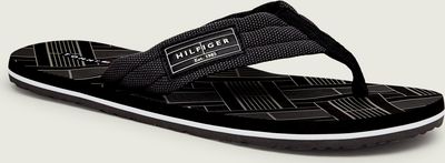 Klapki męskie na lato Tommy Hilfiger ze sklepu: Gomez Fashion Store w kategorii: Klapki męskie - zdjęcie 874714-BD9-10338_TH265M000127D12