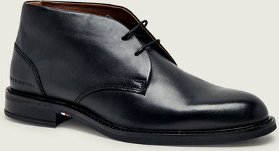 Buty zimowe męskie na zimę Tommy Hilfiger ze sklepu: Gomez Fashion Store w kategorii: Buty zimowe męskie - zdjęcie 874714-BD9-10338_TH265M000154D12
