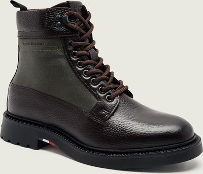 Buty zimowe męskie na zimę Tommy Hilfiger ze sklepu: Gomez Fashion Store w kategorii: Buty zimowe męskie - zdjęcie 874714-BD9-10338_TH265M000173H46