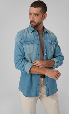 Koszula męska z klasycznym kołnierzykiem Guess ze sklepu: Gomez Fashion Store w kategorii: Koszule męskie