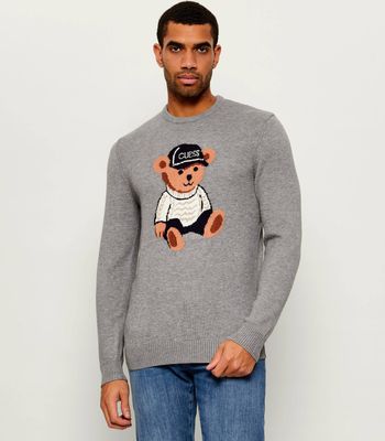 Sweter męski Guess ze sklepu: Gomez Fashion Store w kategorii: Swetry męskie - zdjęcie 874714-BD9-10338_GJ265M000026ZB7