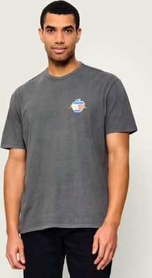 szary T-shirt męski z krótkim rękawem casualowy Tommy Jeans ze sklepu: Gomez Fashion Store w kategorii: T-shirty męskie
