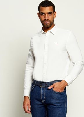 Tommy Jeans - Koszula męska elegancka ze sklepu: Gomez Fashion Store w kategorii: Koszule męskie - zdjęcie 874714-BD9-10338_TM265M000092A07