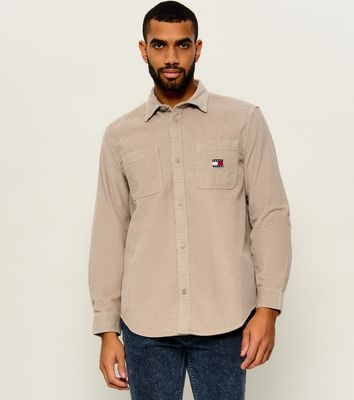 Tommy Jeans - Koszula męska na wiosnę ze sklepu: Gomez Fashion Store w kategorii: Koszule męskie - zdjęcie 874714-BD9-10338_TM265M000095Z03