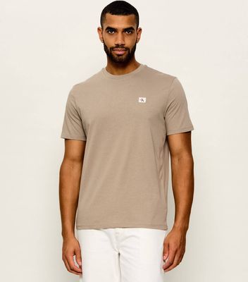 Calvin Klein Jeans - T-shirt męski na wiosnę casual ze sklepu: Gomez Fashion Store w kategorii: T-shirty męskie - zdjęcie 874714-BD9-10338_CJ265M000002Z95